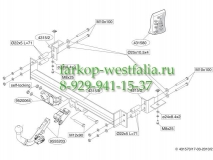 431500 Фаркоп на Opel Zafira A 1999-2005