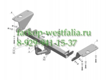 TY 18 Фаркоп на Toyota Corolla  2007-