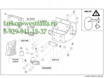 522100 Фаркоп на Toyota Hilux 2006-
