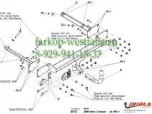B/012 Фаркоп на BMW3-Series E36 compact 1991-1998