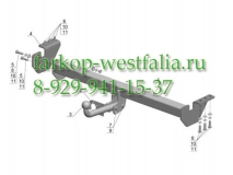 SY 011 ТСУ для Ssang Yong New Actyon 2011-