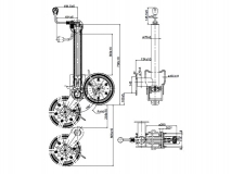6D6528.001 Колесо опорное TK70-280/65 AC