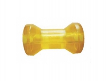 6X1064.027 Ролик килевой L=125 мм, D=72/46/16 мм PVC желтый