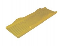 6X1065.009  Подкладка килевая 300 Х 86 PVC желтая