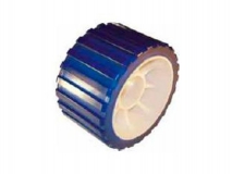 6X1067.015 Ролик опорный L=75 мм, D=128,5/26 мм PVC синий