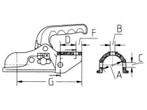6E0018.004 Головка сцепная K 35A N3 d=50 гор/верт