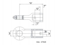 6X0031.001 Петля DIN d45