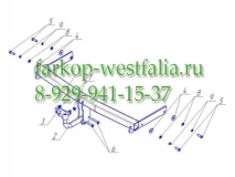 VW 24 Фаркоп на VW Passat B6 2005-2010