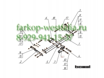 3982-F ТСУ для Ford Transit без ступеньки 2000-2014 (без электрики)