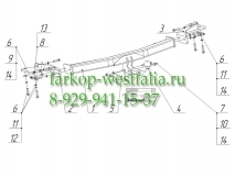 3987-A  Фаркоп на Ford Explorer 11/2015-
