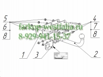 4852-A ТСУ для Jeep Wrangler 2007-