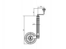 3TK020.001 Колесо опорное ТК48-200/40 АС