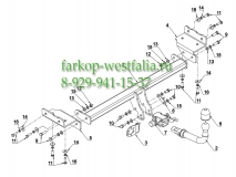 J 60A Фаркоп на Hyundai ix35  2010-
