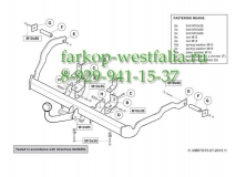 438600 Фаркоп на Nissan Kubistar 2003-