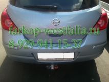 NS 23 Фаркоп на Nissan Tiida 2007-