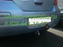 NS 23 Фаркоп на Nissan Tiida 2007-