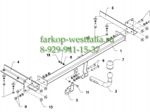 E 46 Фаркоп на Opel Astra H 2004-2009
