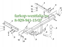 E 54 Фаркоп на Opel Astra J 2009-