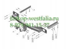 OP 04 Фаркоп на Opel Meriva B 2010-
