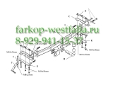 O 48 Фаркоп на Toyota Corolla 2002-2006