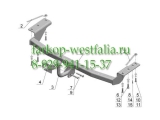 TY 30 Фаркоп на Toyota Corolla  2002-2006