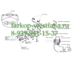 3054-F Фаркоп на  Toyota Land Cruiser 200 2007-