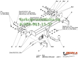 B/011Фаркоп на BMW 3-Series E46 универсал 1998-02/05