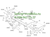 461800 Фаркоп на Chevrole Captiva 2006-2013
