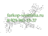 017-671 ТСУ для Mitsubishi Pajero Sport 2.5,3.0 1998-