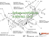 R/018 ТСУ для Renault Laguna II тип кузова универсал 2001-2007 R/018 ТСУ для Renault Laguna II тип кузова универсал 2001-2007