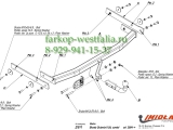 Z/011 ТСУ для Skoda Octavia II тип кузова седан (лифтбек) A5, универсал 2004-2013, вкл. Scout