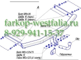 2189-A Фаркоп на VW Golf V 2003-2008