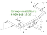 K 49 Фаркоп на VW Jetta V 2005-2011 K 49 Фаркоп на VW Jetta V 2005-2011