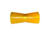 6X1064.006 Ролик килевой L=305 мм, D=95/61/17 мм PVC желтый