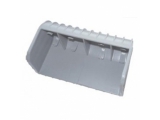 6X1482.004 Заглушка ложемента B=150, H=40 мм PVC серая