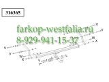 316365600001 ТСУ для Renault Duster 03/10-