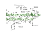 050-533 Фаркоп на MB M-Klasse W166 2012-
