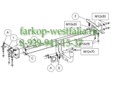 028-031 Фаркоп на Toyota Corolla 2002-2006