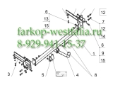 4376-A Фаркоп на Nissan Sentra 2014- 4376-A Фаркоп на Nissan Sentra 2014-