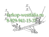 3093-F Фаркоп на Toyota Hilux double cab (без отбойного бруса) 2015- 3093-F Фаркоп на Toyota Hilux double cab (без отбойного бруса) 2015-