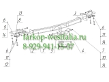 3987-A  Фаркоп на Ford Explorer 11/2015-