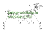 3986-А ТСУ для Ford Fiesta кузов хетчбек, седан 2015-