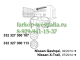 332327300113 Оригинальная электрика на  X-Trail T32 2014-