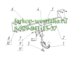 4755-АK41 Фаркоп на BMW X5 E70 2007-2013