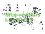 3555-AK6 Фаркоп на AUDI Q7 2006-2015
