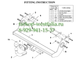 D 27 Фаркоп на MB Vaneo W414 2002-2006 D 27 Фаркоп на MB Vaneo W414 2002-2006