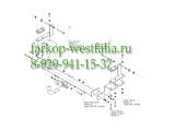 4250-A Фаркоп на Hyundai Starex 1997-2008
