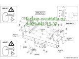 542800 Фаркоп на Nissan Interstar 2010-