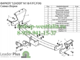 N118-F(N) Фаркоп на Nissan Murano Z51 2008- N118-F(N) Фаркоп на Nissan Murano Z51 2008-