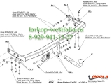 N/024 Фаркоп на Nissan Primera P12 2002- N/024 Фаркоп на Nissan Primera P12 2002-
